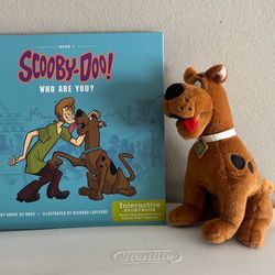 Scooby Doo set TY Beanie Babies and book 2012