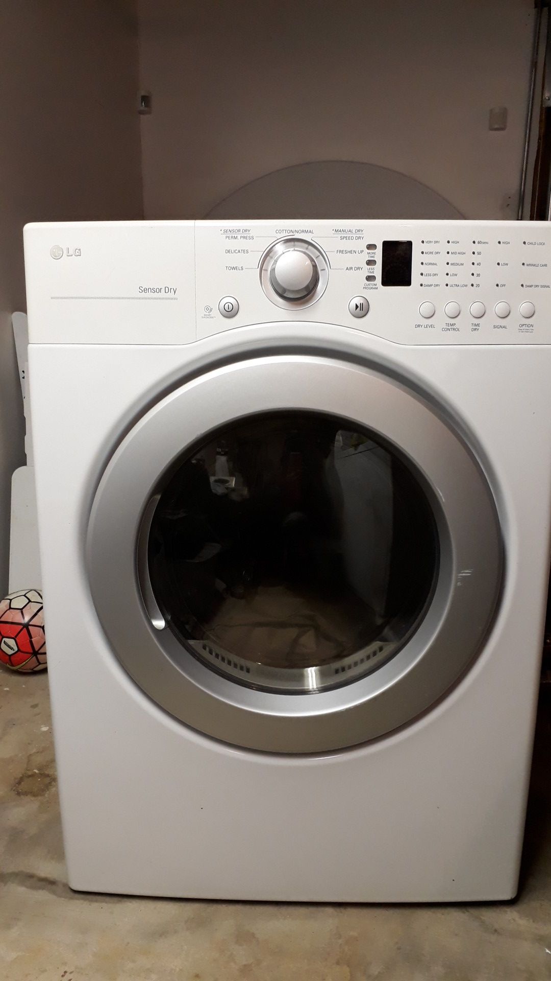 LG dle2240w electric dryer