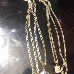 2 Real Gold Chains For Sale