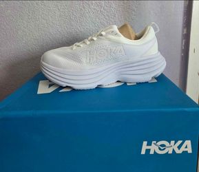 Hoka White Running Sneakers