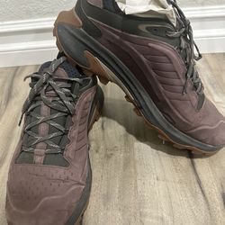 Merrell Men's Moab Speed 2 Leather Waterproof Hiking Shoes, brown, 10.5