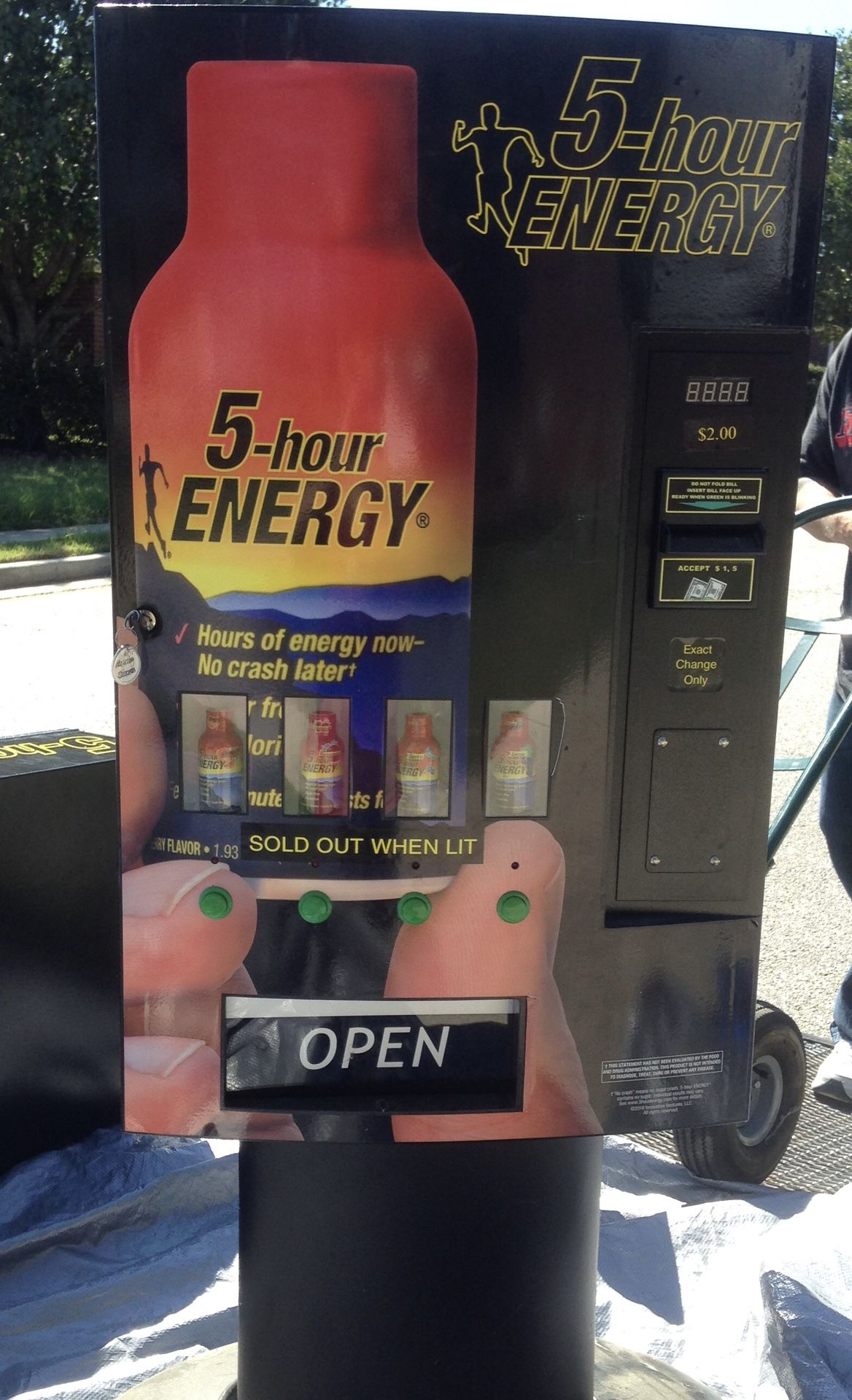 New 5 Hour Energy Shot Vending Machine