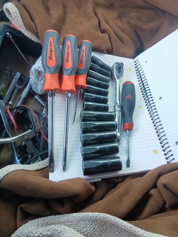Snap On Screwdrivers Rachet MAC TOOLS Sockets