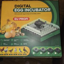 EU PROFI Digital Egg Incubator — 72 Egg, Auto Turning & Humidity Control, New