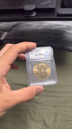 1976 Eisenhower Dollar ICG MS66 Type 2