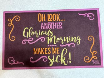 Hocus Pocus Glorious Morning Door Mat