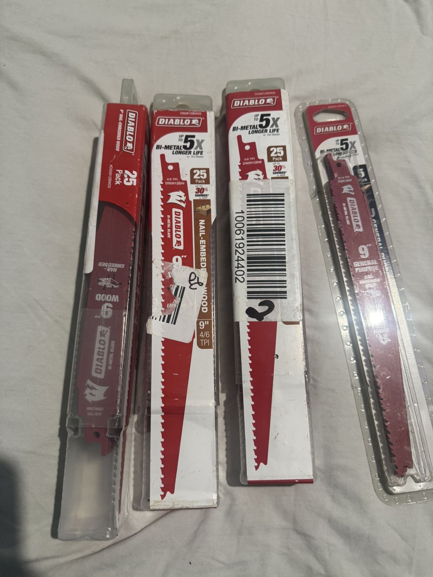 Bi-metal Blades Diablo 25 Blades