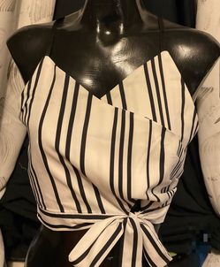 Zaful stripped crop top