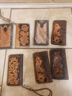 Carteras cinceladas wallets hancrafted