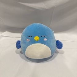 Squishmallow Blue Bird Plush Toy