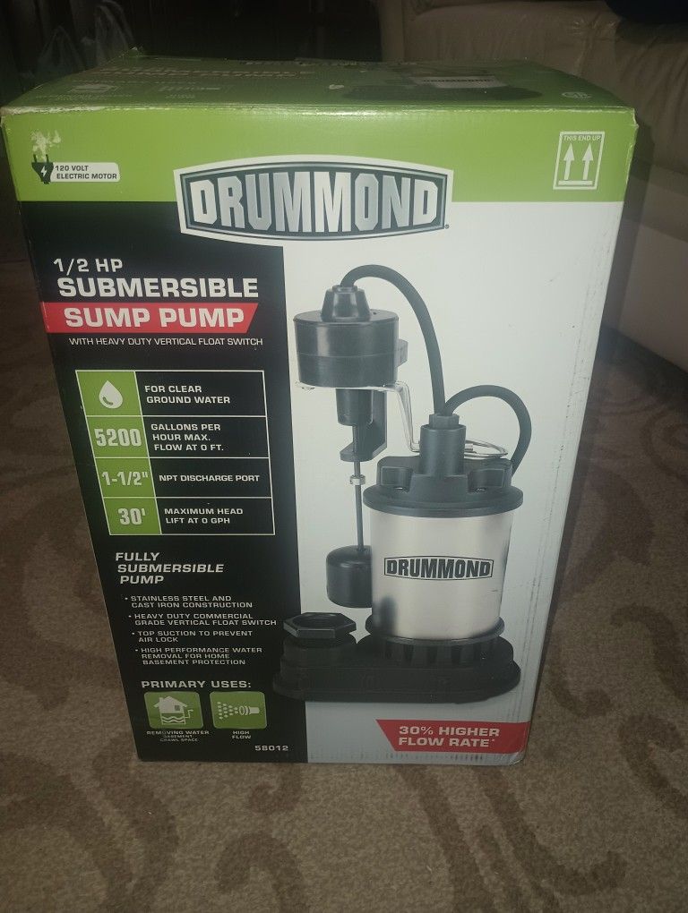1/2 HP  Drummond Submersible Pump