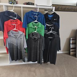 Many men's shirts Size  L