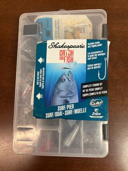 Fishing-Shakespeare Complete Fishing Kit. Bait and Lures.