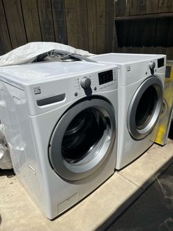Front load washer and dryer