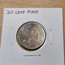1875 S 20 Cent Piece 