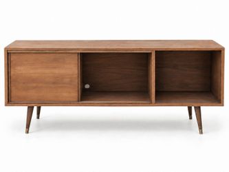 Handmade Walnut Mid-Century Modern Credenza/Media Console - 55"