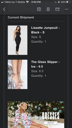 Black jumpsuit and iridescent glass heels