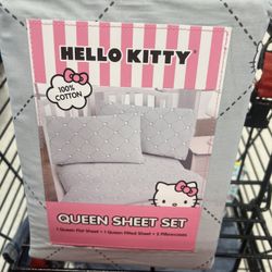 Hello Kitty Queen Sheets