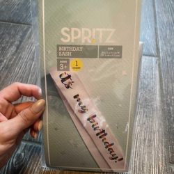New Birthday Sash