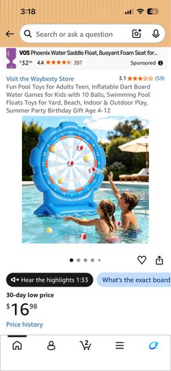 Pool game set