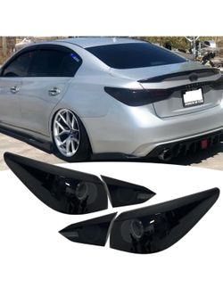 2018+ Q50 Skyline Style Taillights Smoked