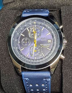 Citizen Promaster Eco-drive Air Skyhawk Replica With Faux Leather Band