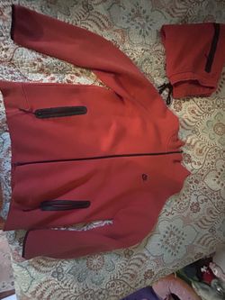 Red Nike Tech Sweater