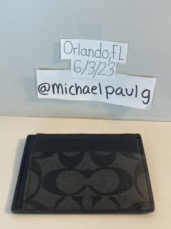 Coach card holder 