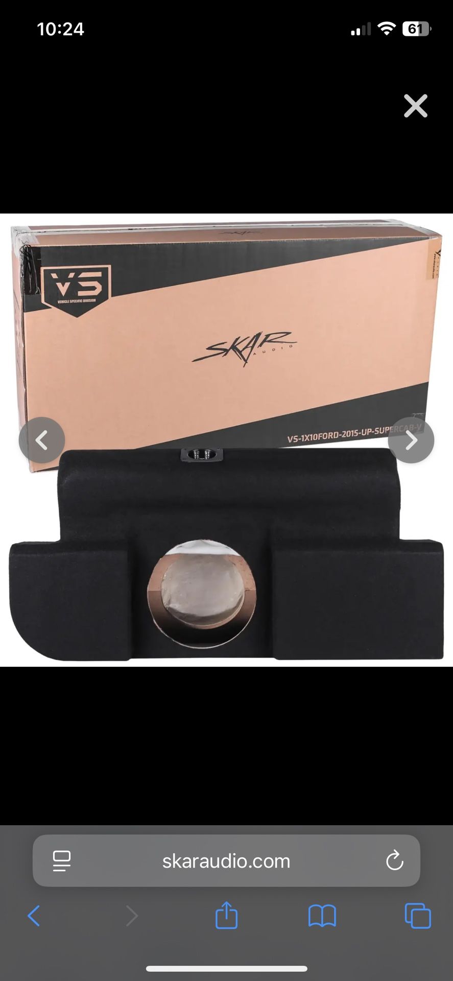 Ford F-150 Super Cab Compatible Custom Sub Box