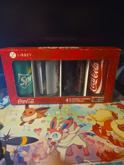Libbey Coca-Cola 4-Pack Glass Set
