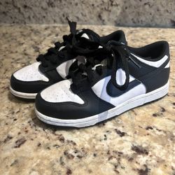 Black And White Youth Nike Dunks