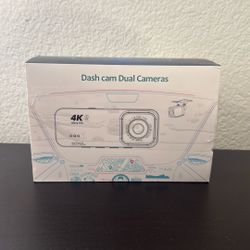 4k Dash Cam - Dual Camera System