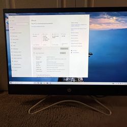 24" HP Touchscreen All In One PC Intel 9th Gen CPU 8GB RAM 1000GB HD Webcam 1080P LCD Wi-Fi & Bluetooth Wireless Windows 11