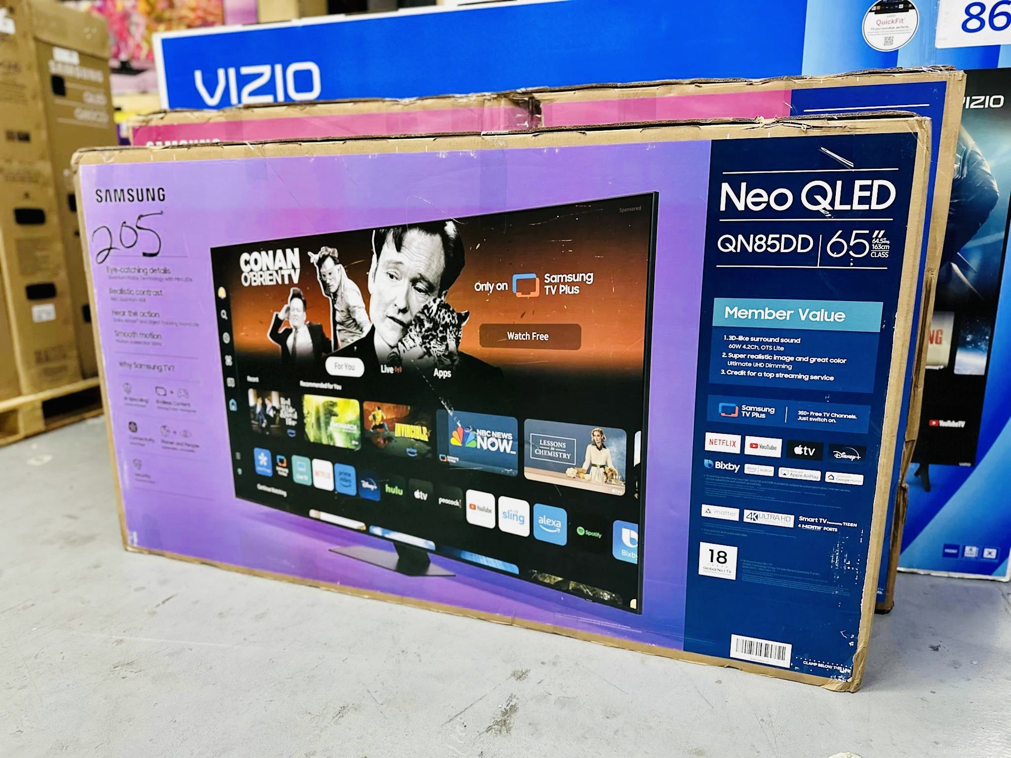 Samsung - 65” Class QN85D Series NEO QLED 4K Mini LED Smart Tizen TV  Brand New In Box  Will Deliver
