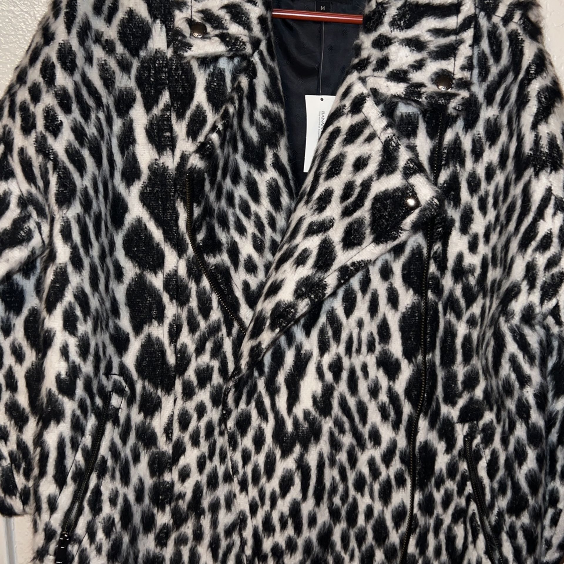 Banana Republic Fur Coat