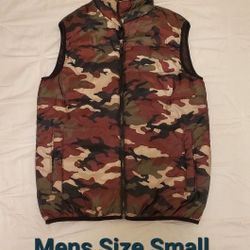 Men's Camouflage Puffer Vest 