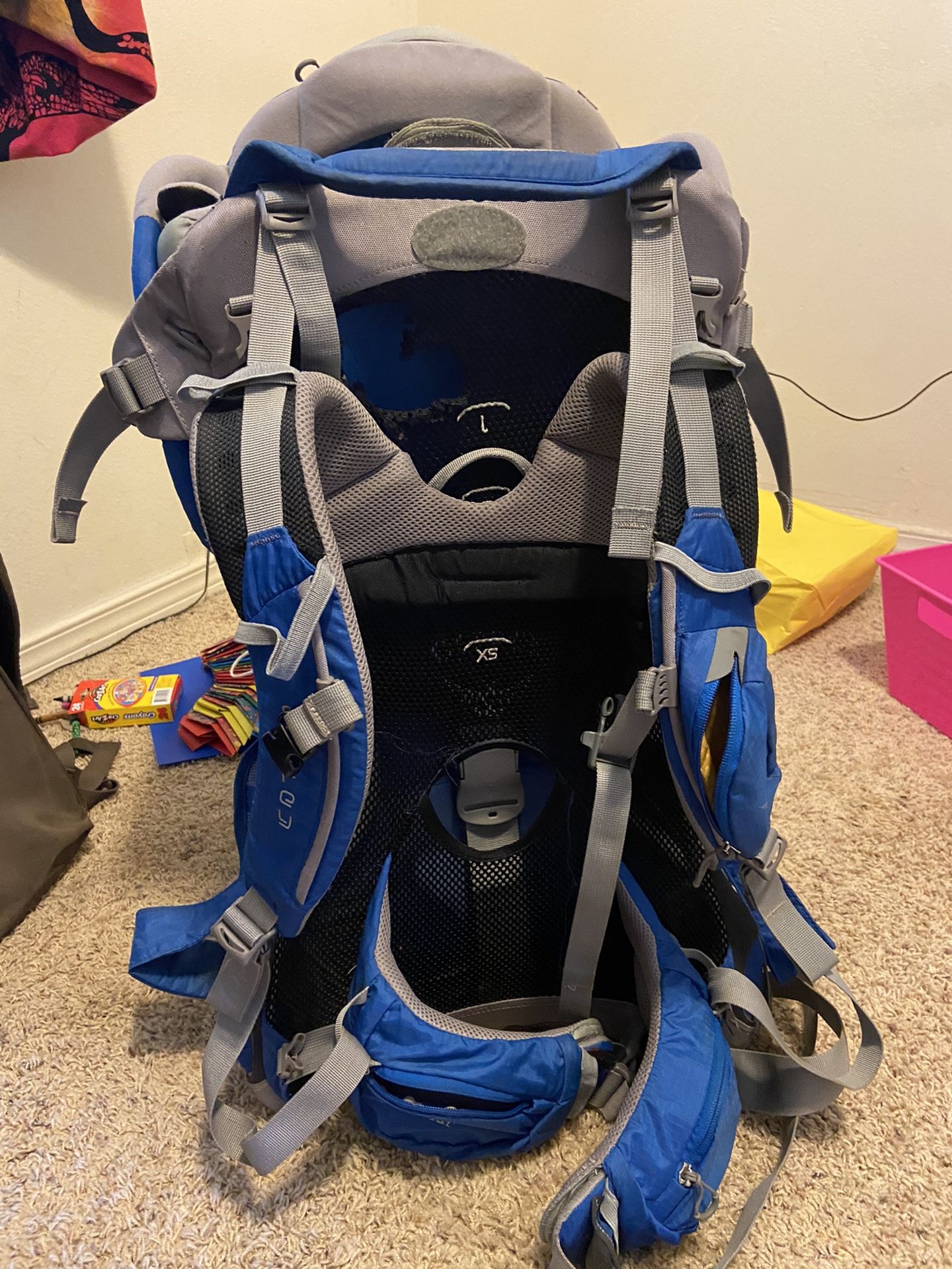 Osprey hiking toddler backpack