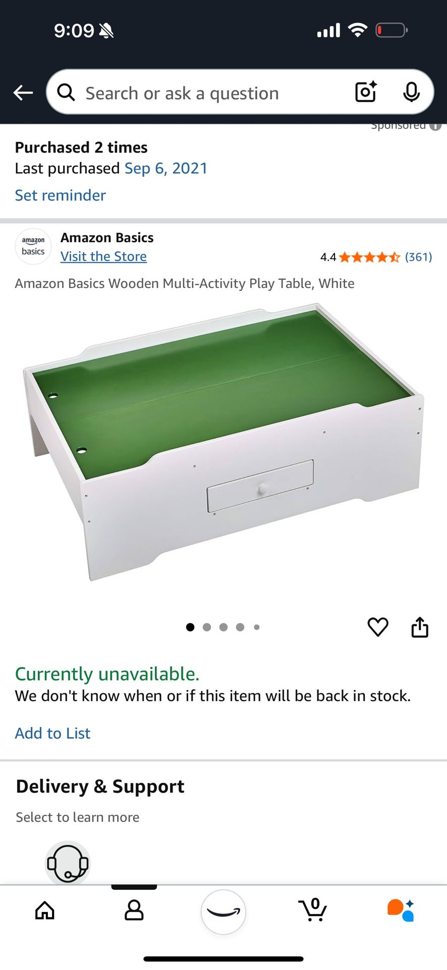 Lego / Activity Table