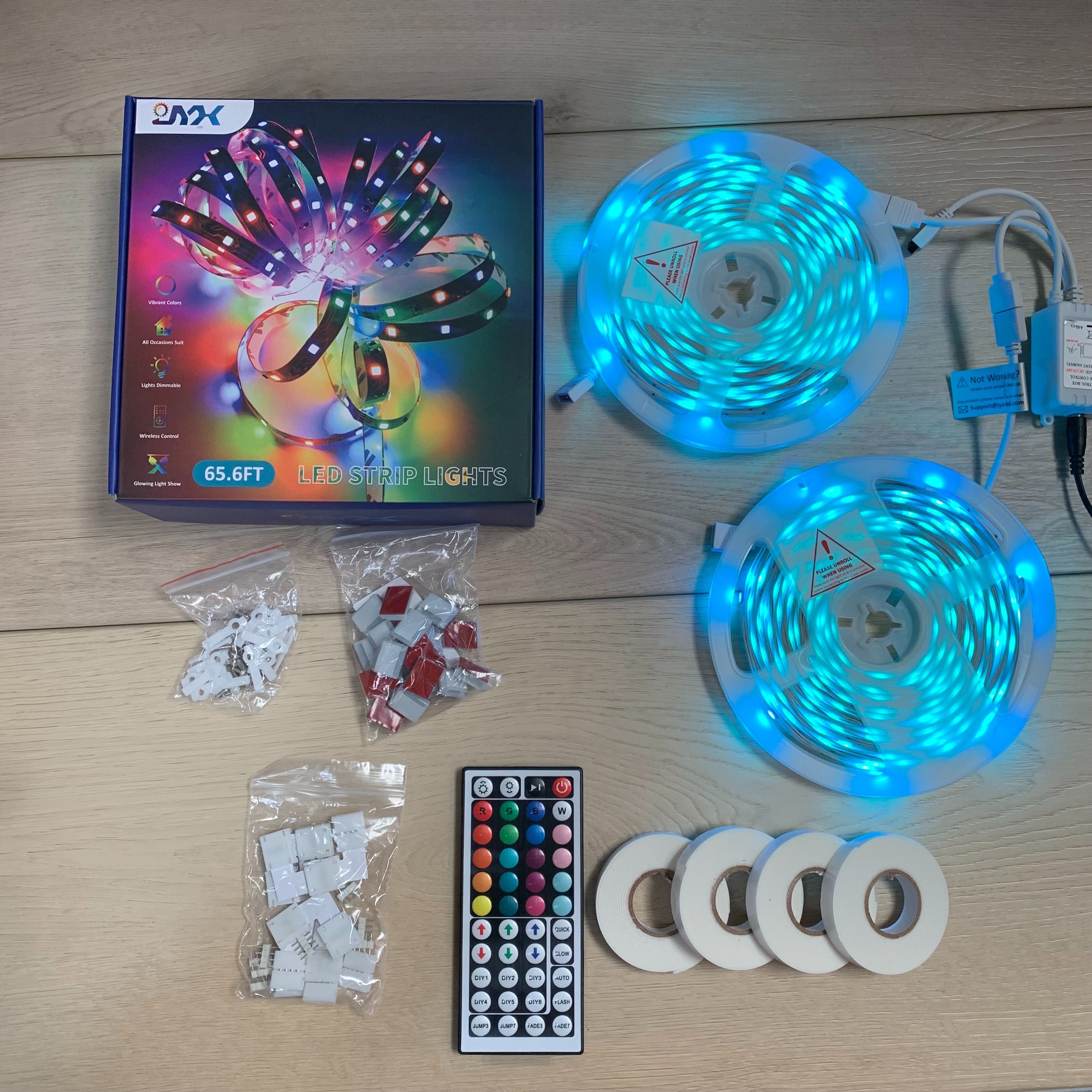 65.6 FT LED Colorful Room Strip Lights