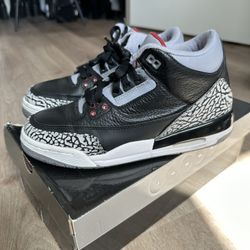Air Jordan Retro 3, Black Cement 2011, GS 5.5