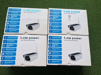 NEW Low Power Human Induction Solar Wifi Bullet Security Camera