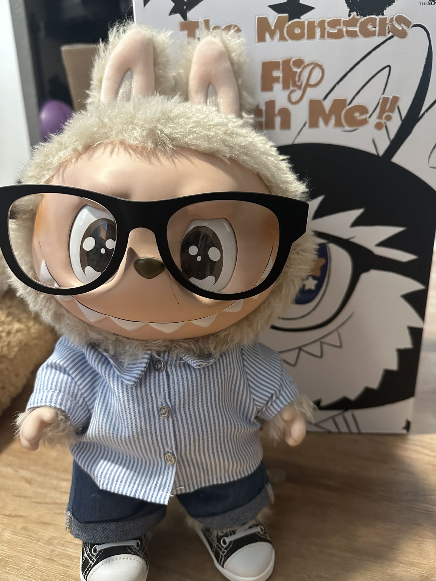 Popmart Labubu THE MONSTERS - Flip With Me Vinyl Plush Doll