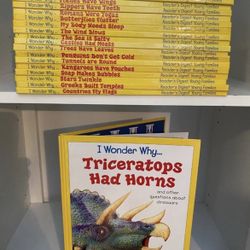 1990s “I WONDER WHY” Hardcover Books x 20