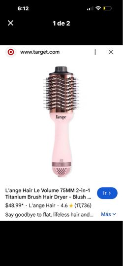 L'ange Hair Le Volume 75MM Brush Hair Dryer