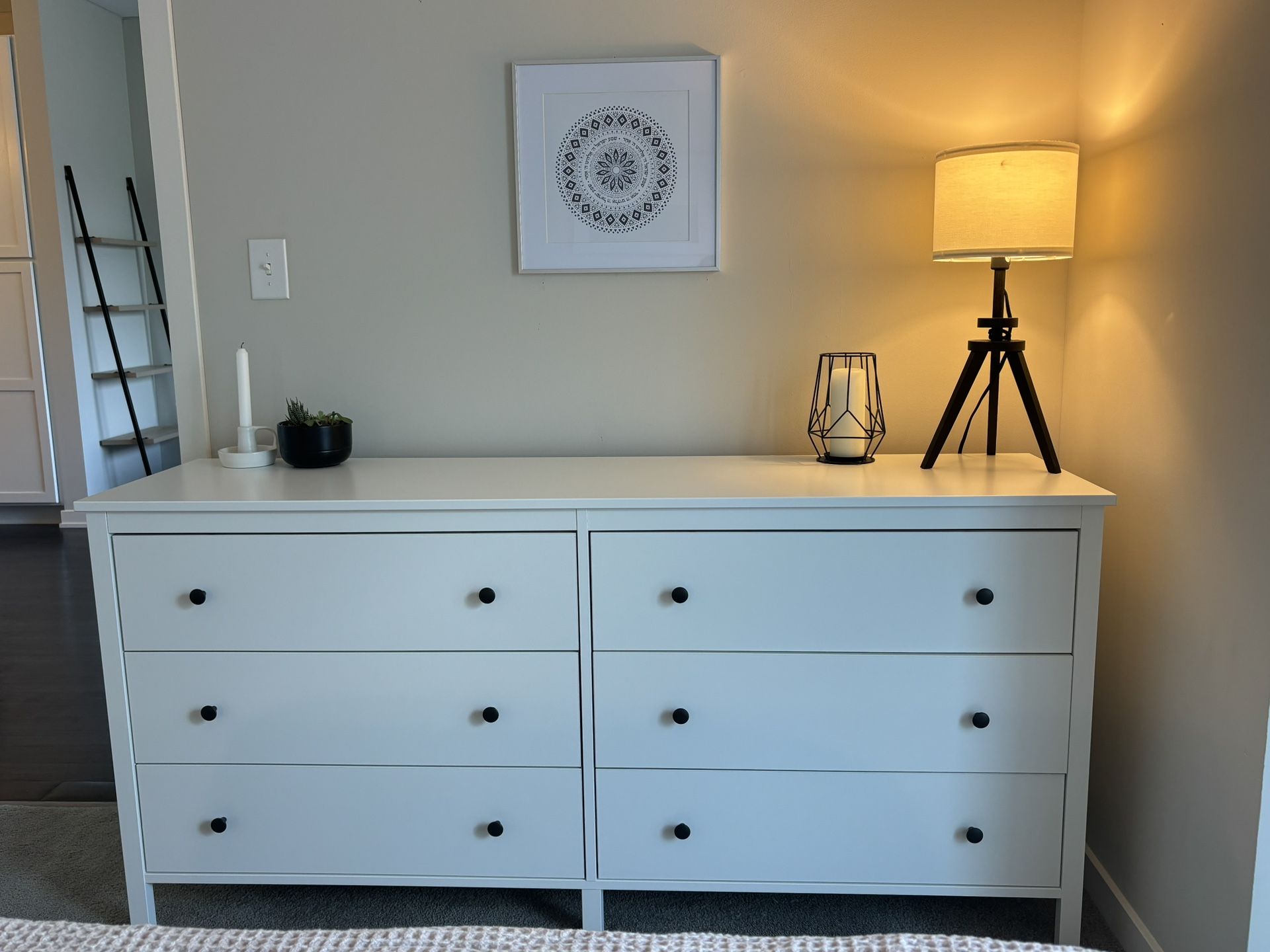 White IKEA Dresser