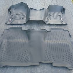 14-18 SILVERADO SIERRA CREW 1(contact info removed) 3500 WEATHERTECH FLOOR LINERS V6 V8 4X4 RWD