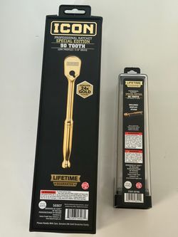 Icon special edition 1/4 and 3/8 ratchets