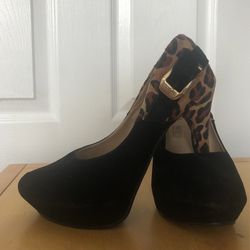 Animal Print Platform Pump