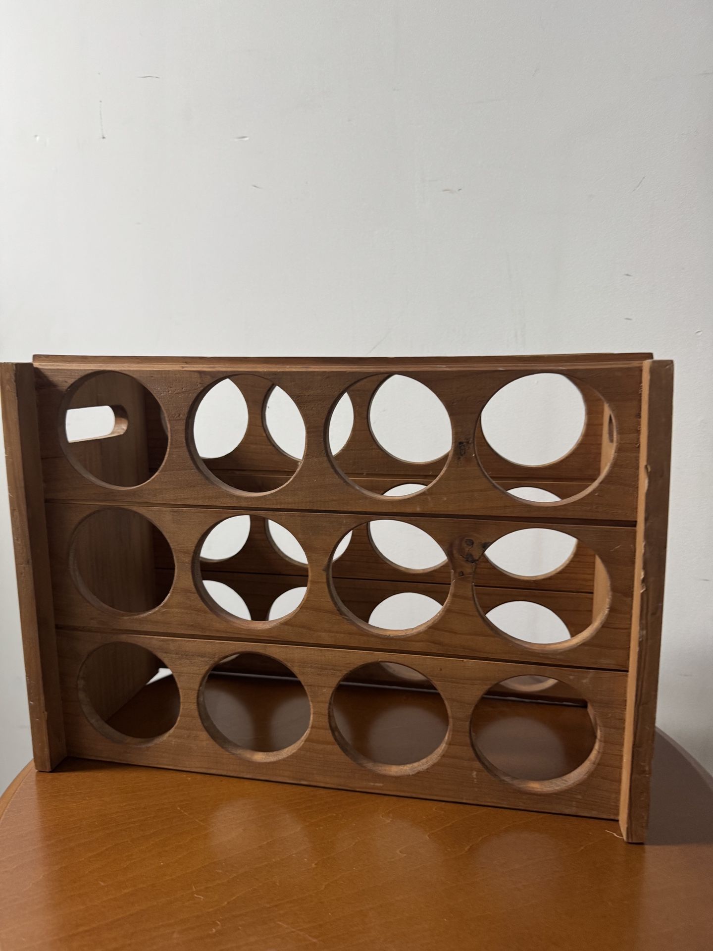 Wood Wine Bottle Storage Rack