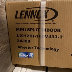 1 Ton 16 Seer Lennox Inverter 12000 Btu 